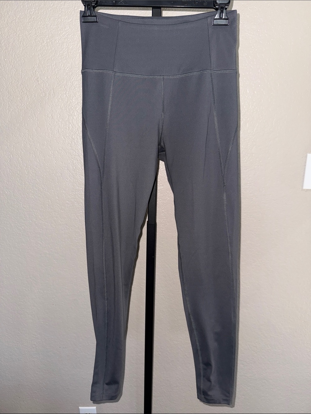 Girlfriend Collective High-Waist Full Length Charcoal Gray Leggings S